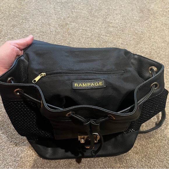 Rampage - Pleather Backpack - Picture 10 of 11